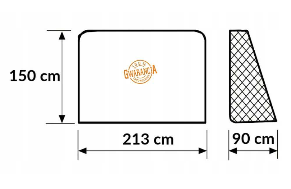 OKAZJA - DUŻA METALOWA BRAMKA Piłkarska 213x150 Siatka Piłka Nożna