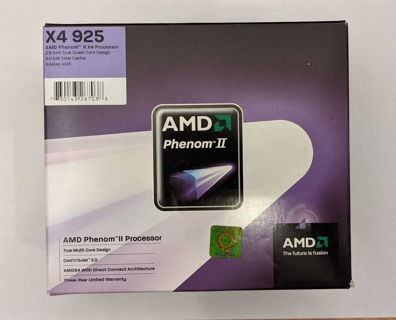 Процесор AMD Phenom II X4 925, 2,8 GHz, 8 MB Cache, Socket AM3