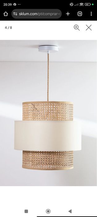 Candeeiro teto Sklum