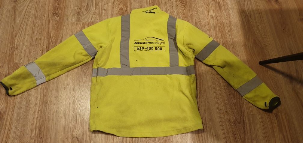 HELLY HANSEN bluza odblaskowa robocza rozmiar L wymiary na zdjęciach