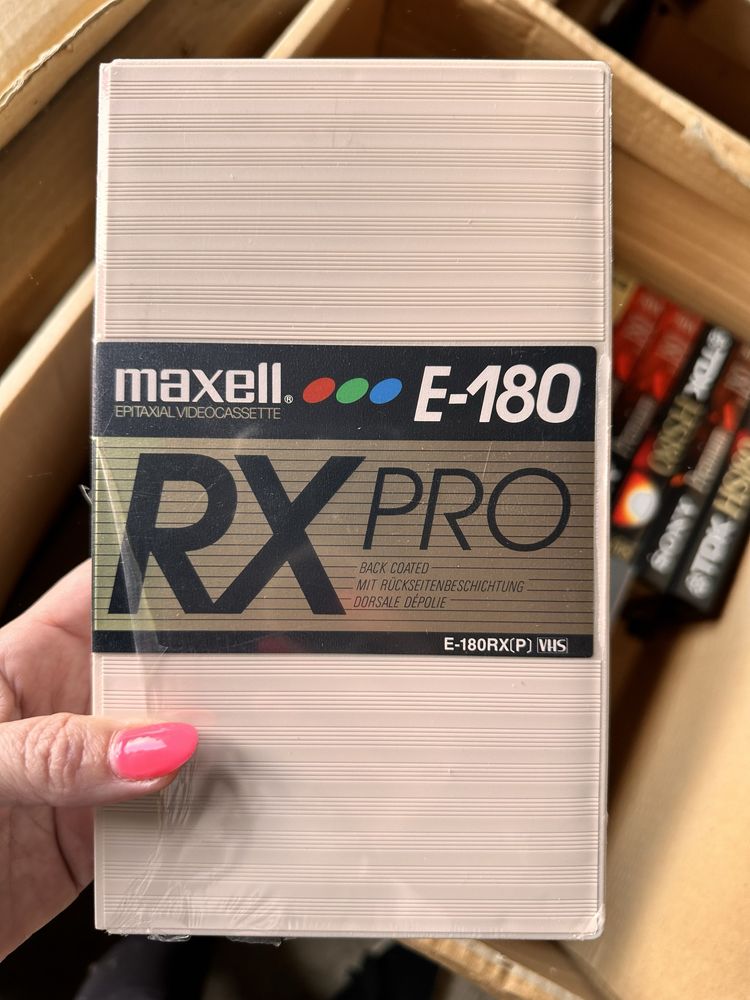 Cassestes VHS Sony, TDK, Maxell 180 alta qualidade