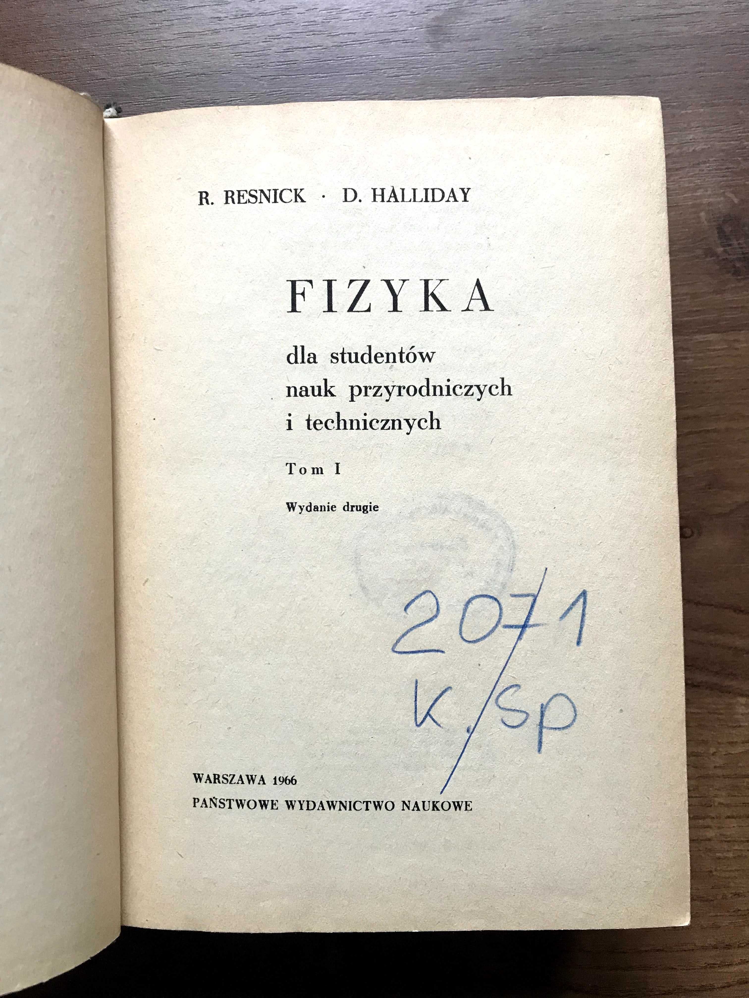 Fizyka 1966 Resnick Halliday T.1