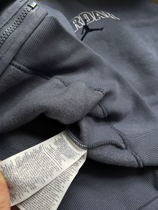 Худі зіп Jordan brooklyn fleece blue ib7908 найк джордан nike