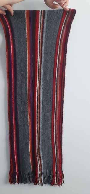 Szal szalik męski ciepły wielokolorowy