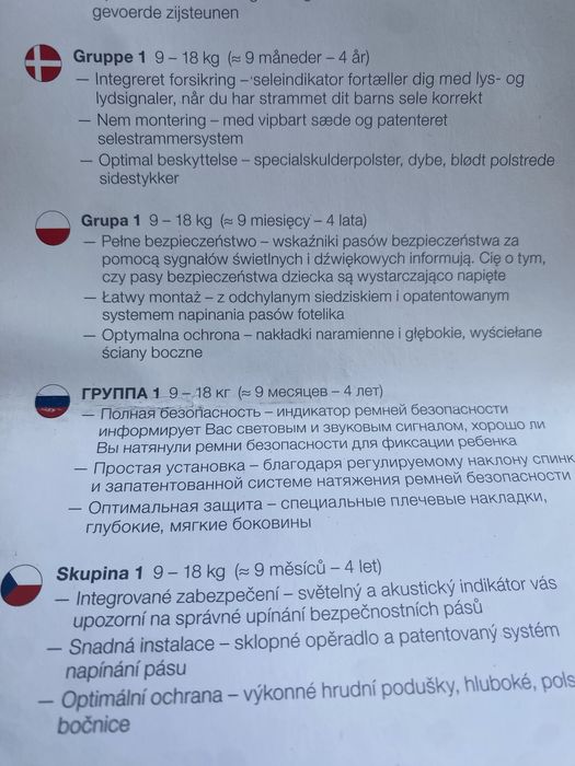 Britax römer king 2 fotelik dziecięcy