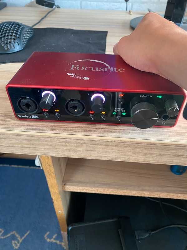 Interfejs audio Focusrite Scarlett 2i2 3 gen – do naprawy