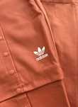 Adidas rozpinane spodnie z eko skóry