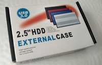 Зовнішній металевий карман Case USB 3.0 для HDD/SSD 2.5 + ПОДАРУНОК