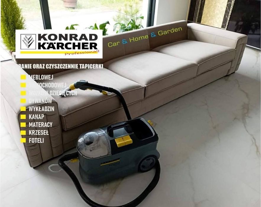 Karcher - Czyszczenie materacy, pranie kanapy, narożnika, dywanu