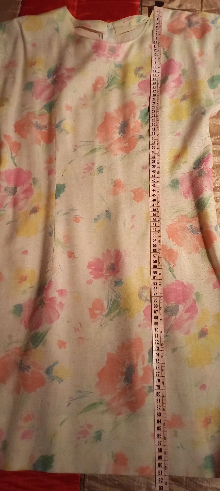 Vestido de cavas estampado