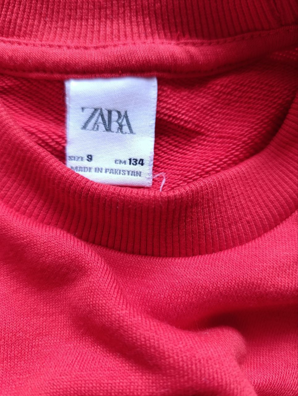 Червоний костюм Zara на дівчинку 8-9 років 134 розмір
