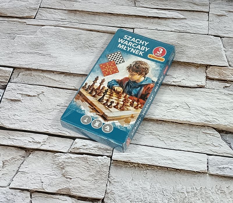 Gry planszowe szachy warcaby młynek
