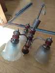 Żyrandol lampa PRL retro vintage