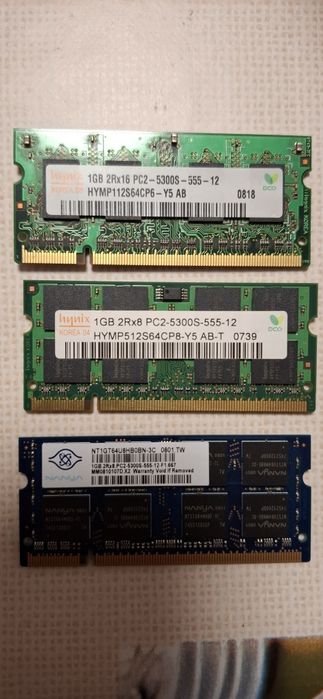 Оперативна пам’ять DDR2  PC2-5300S SO-DIMM