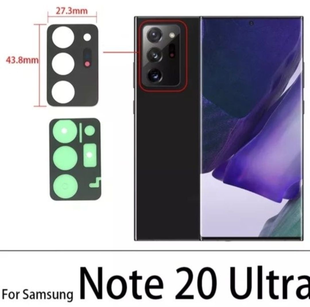 Оригинальная защитная наклейка- рамка на камеру Samsung Note 20 Ultra