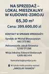 Syndyk sprzeda lokal mieszkalny w Kudowie - Zdroju