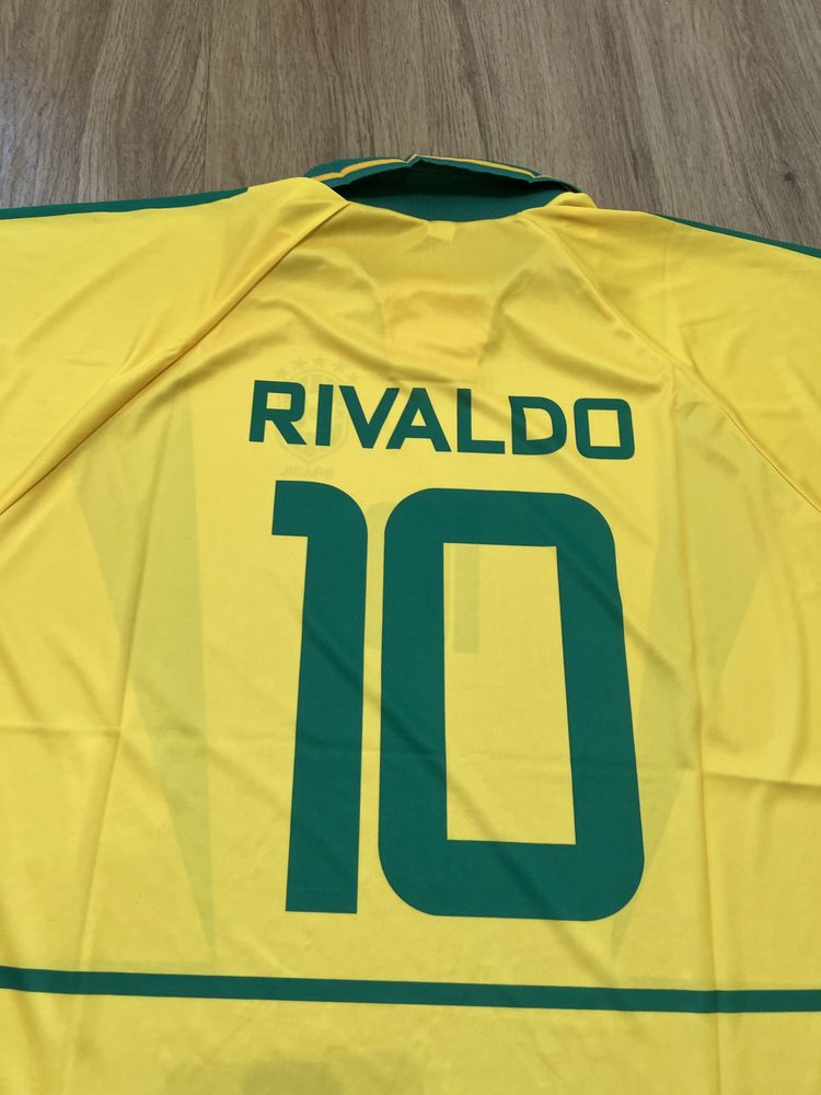 Rivaldo Koszulka Brazylii Brasil Brazylia Piłkarska Football