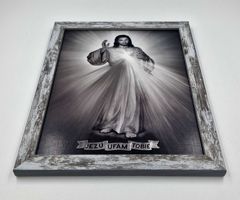 Obraz Jezu Ufam Tobie, obraz do zawieszenia, obraz na ścianę, prezent