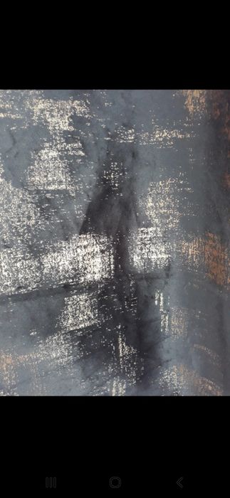 NOWA! Zasłona welurowa czarna ze złotem