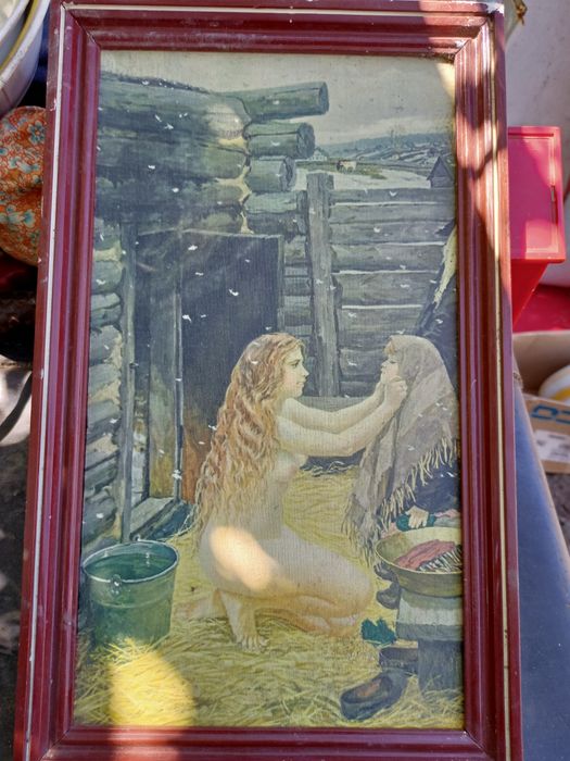 Картина маслом на холсте времени СССР