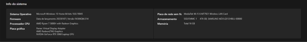 Portatil Gaming Asus