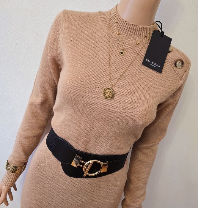 Brave Soul London sweterkowa sukienka