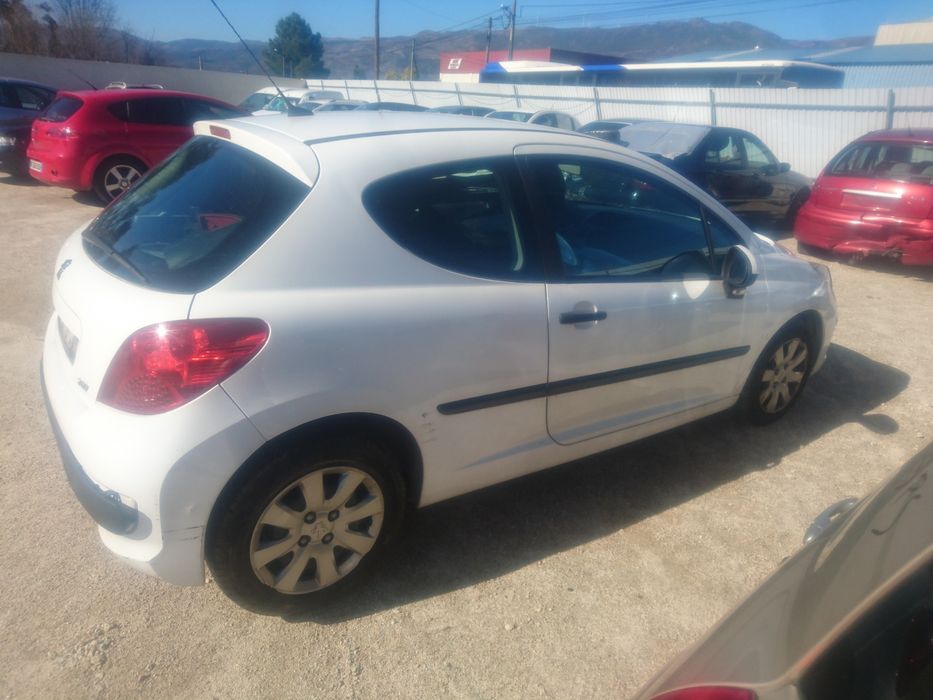 Peugeot 207 1.6 HDI 90cv 9HX para peças, caixa, porta, frente completa