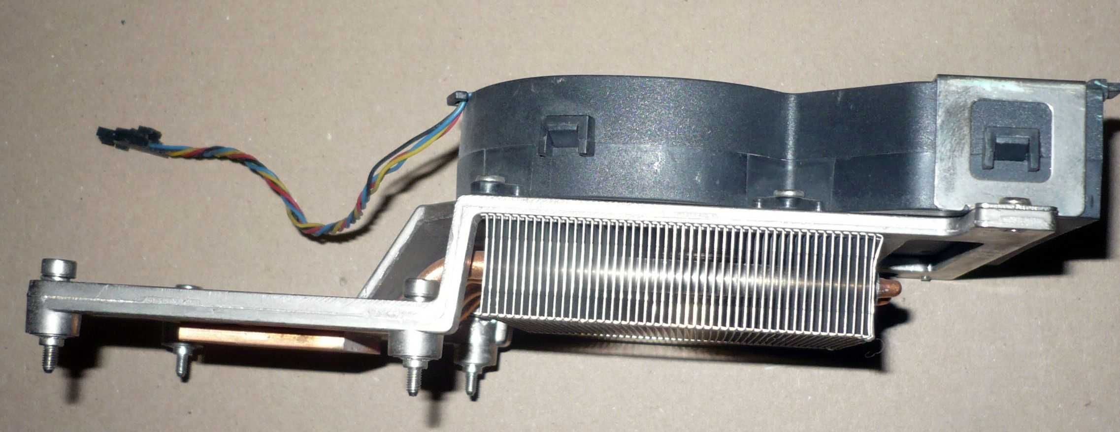 Chłodzenie radiator wentylator-12V/0,75A aluminiowo-miedzian