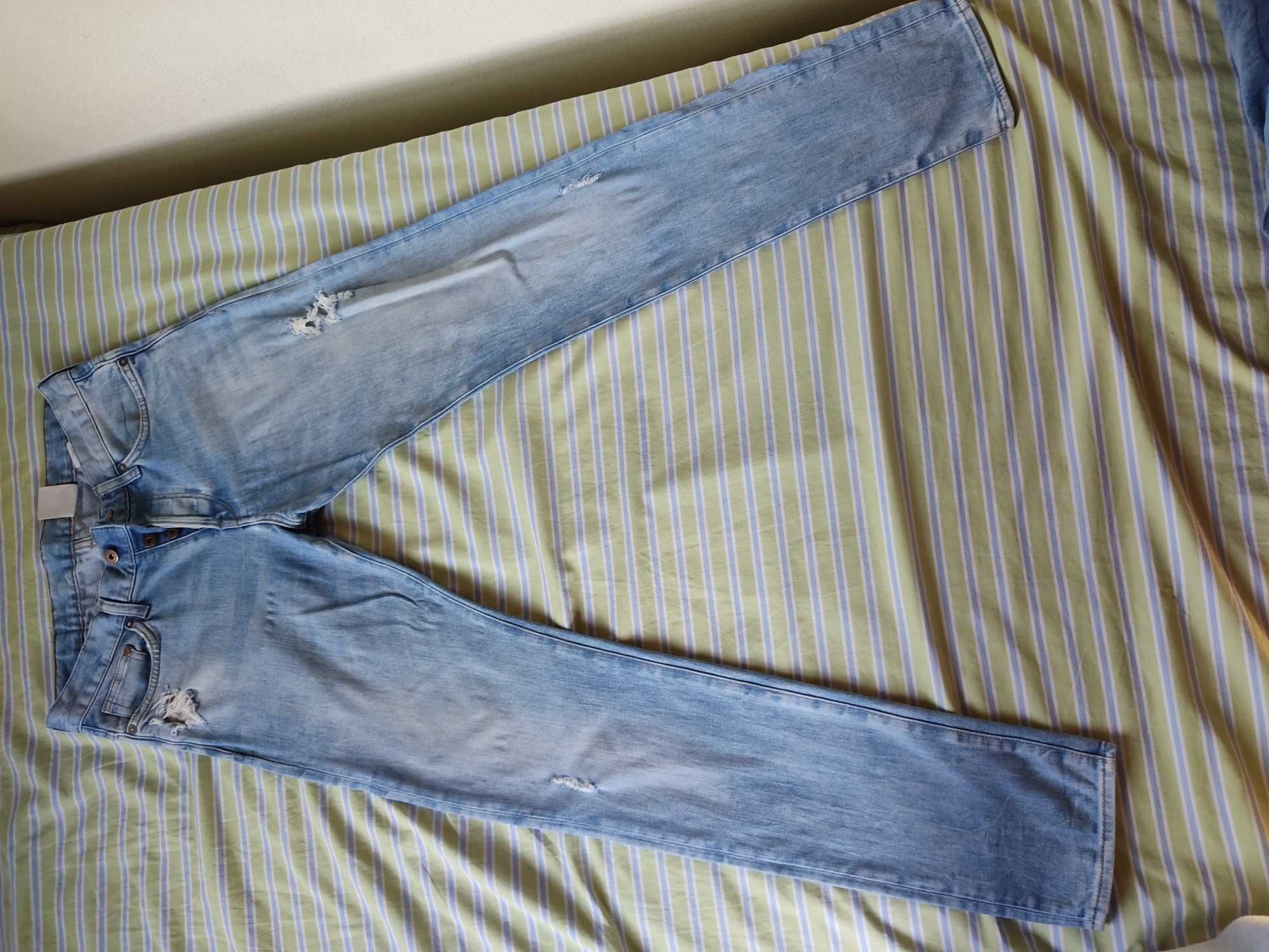 Calças de Ganga Denim Slim