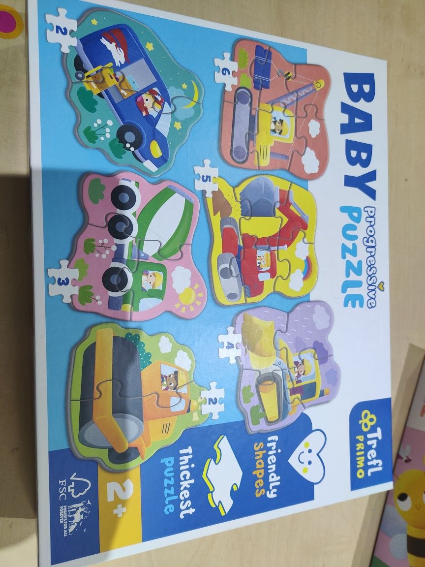 2 sztuki Baby puzzle maszyny 2+