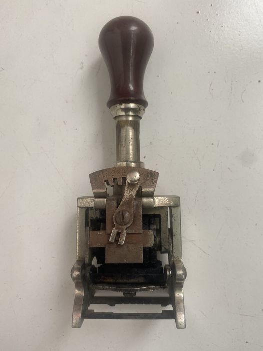 Numerador antigo a funcionar