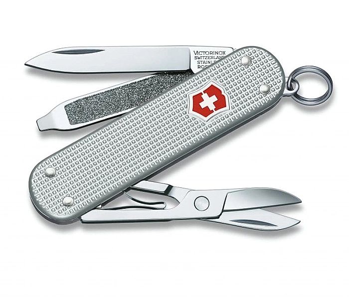 Scyzoryk Victorinox Classic Alox silver, 5 funkcji