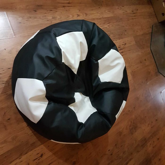 pufa fotel  PUFKA PIŁKA SIEDZISKO WOREK xxl 75cm eko - skóra