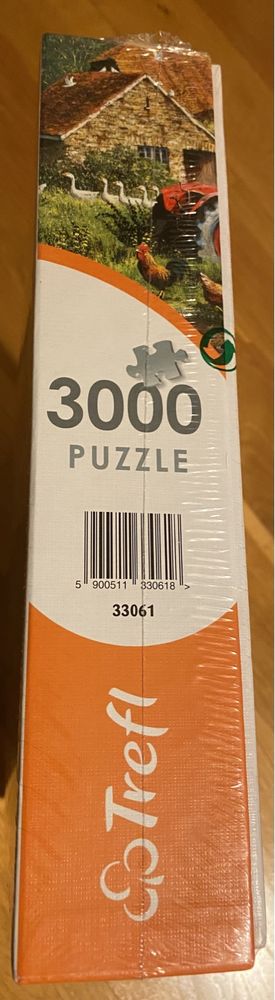 Puzzle Trefl 3000 wieś z organizatorem nowe