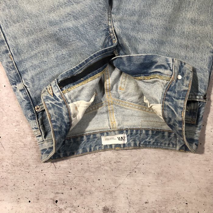 Широкі рвані джинси zara