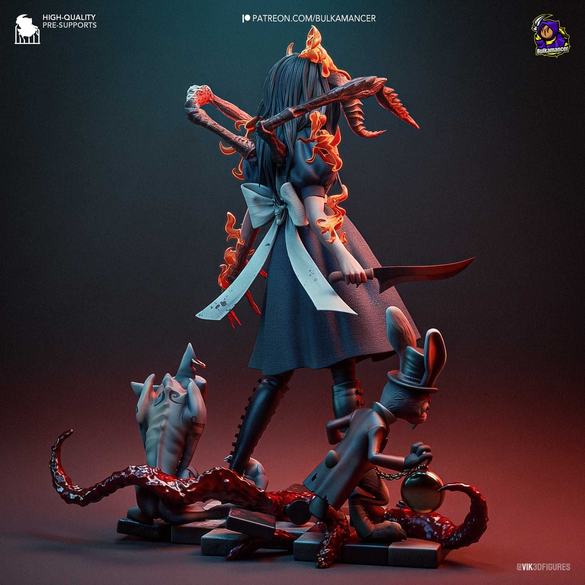 Figurka American McGee's Alice, Alicja W Krainie Czarów, Żywica