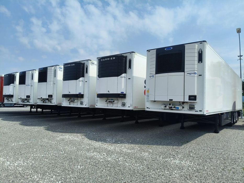 Schmitz Cargobull CHŁODNIA / DOPPELSTOCK / 6900 mth / IDEALNY STAN /  CARRIER VECTOR / Spalinowo elektryczny / Oś podnoszona / FRC 07.2027