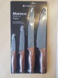 Komplet noży 4 elementy Ambition Maroco NOWE