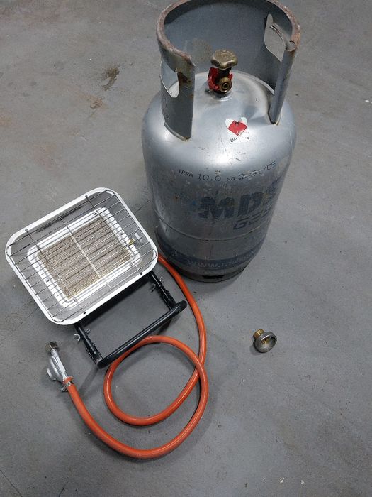Butla gazowa, słoneczko, przejsciówka na lpg