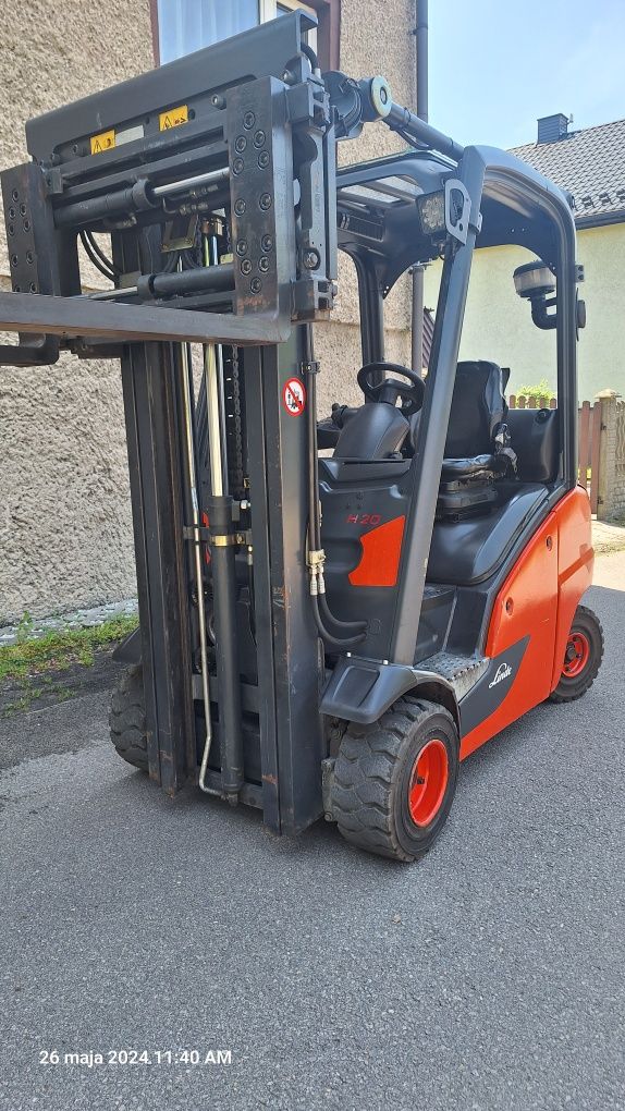 Linde H20 Pozycjoner+Przesuw Idealny UDT wózek widłowy widlak toyota