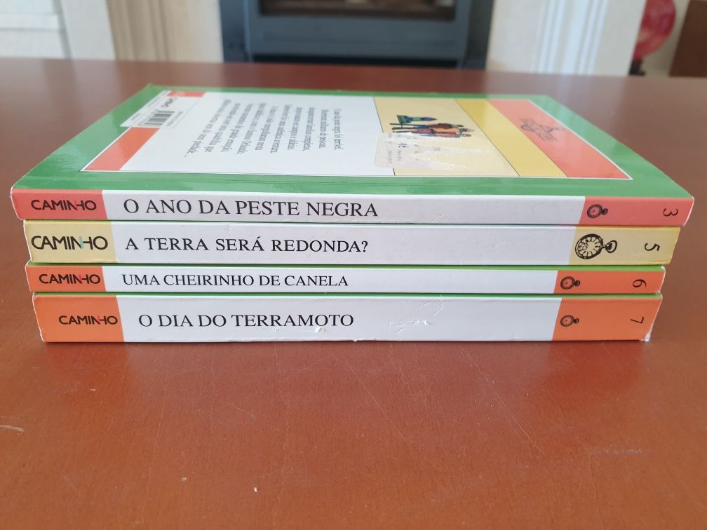 Livros da Ana Maria Magalhães da coleção Viagens no tempo - Ler+