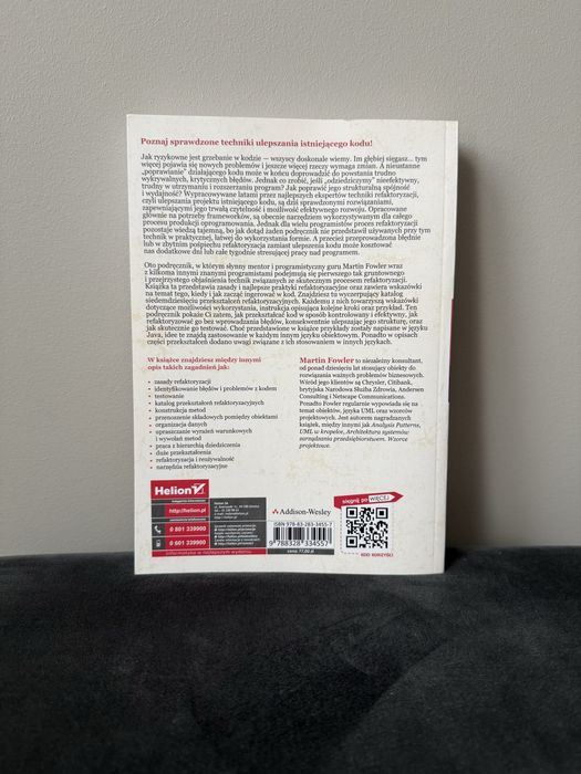 Refaktoryzacja Martin Flower