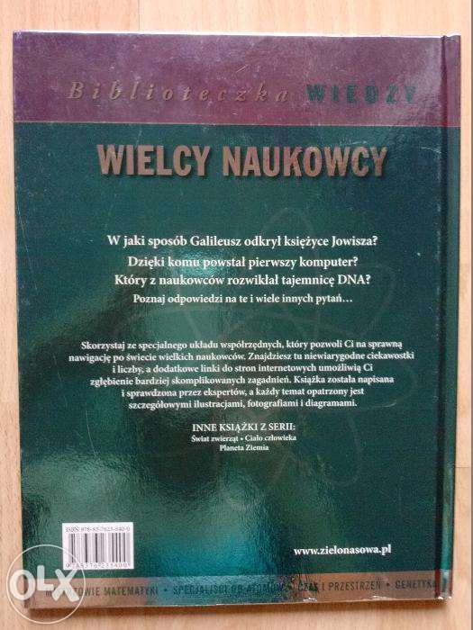 Książka "Wielcy naukowcy"