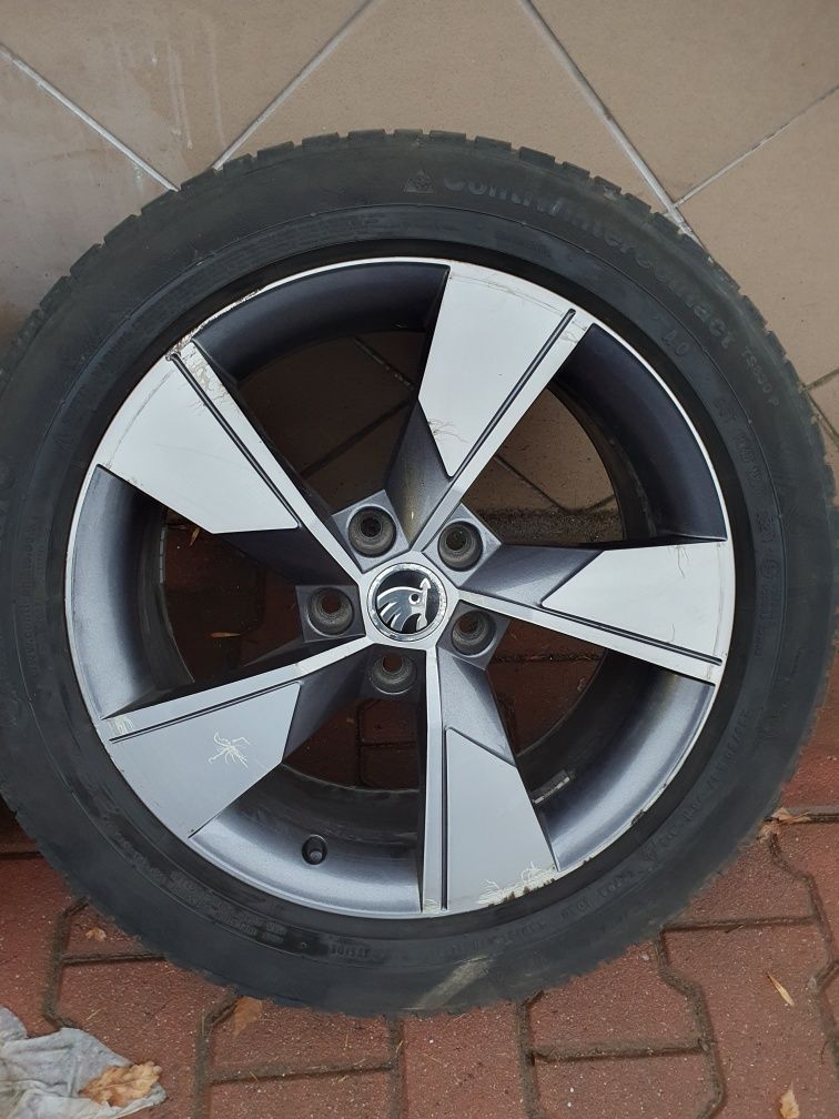 Oryginalne Felgi Koła 17" Skoda Octavia 5x112 Et45+225.50.17