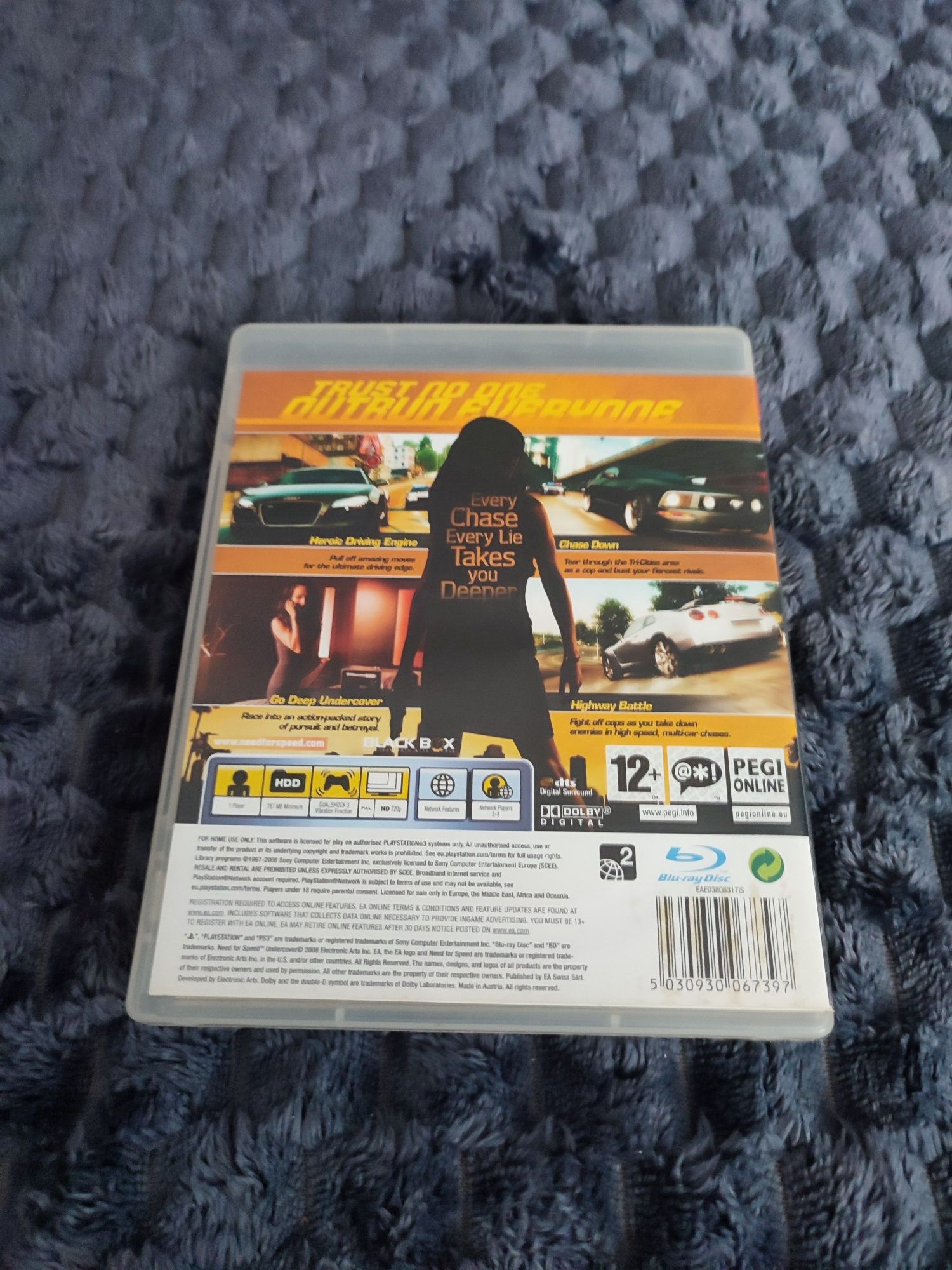 Gra na konsole PlayStation PS3 NFS Undercover