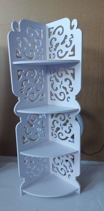 Półka narożna z 4 poziomami 80cm