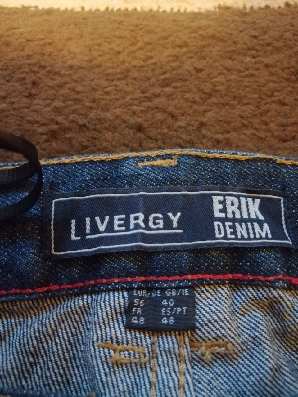 Spodnie męskie jeans XXL