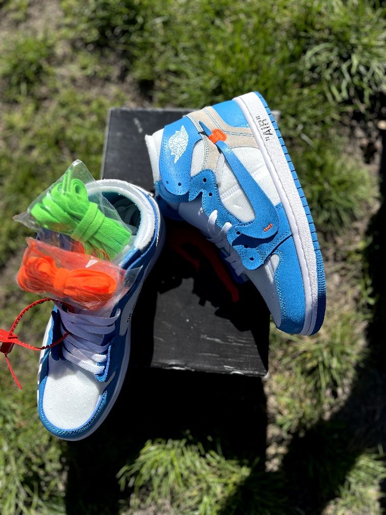 Nike Air Jordan Retro 1 OFF WHITE Blue