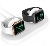 Biała podstawka podwójna ładująca AhaStyle indukcja Apple Watch