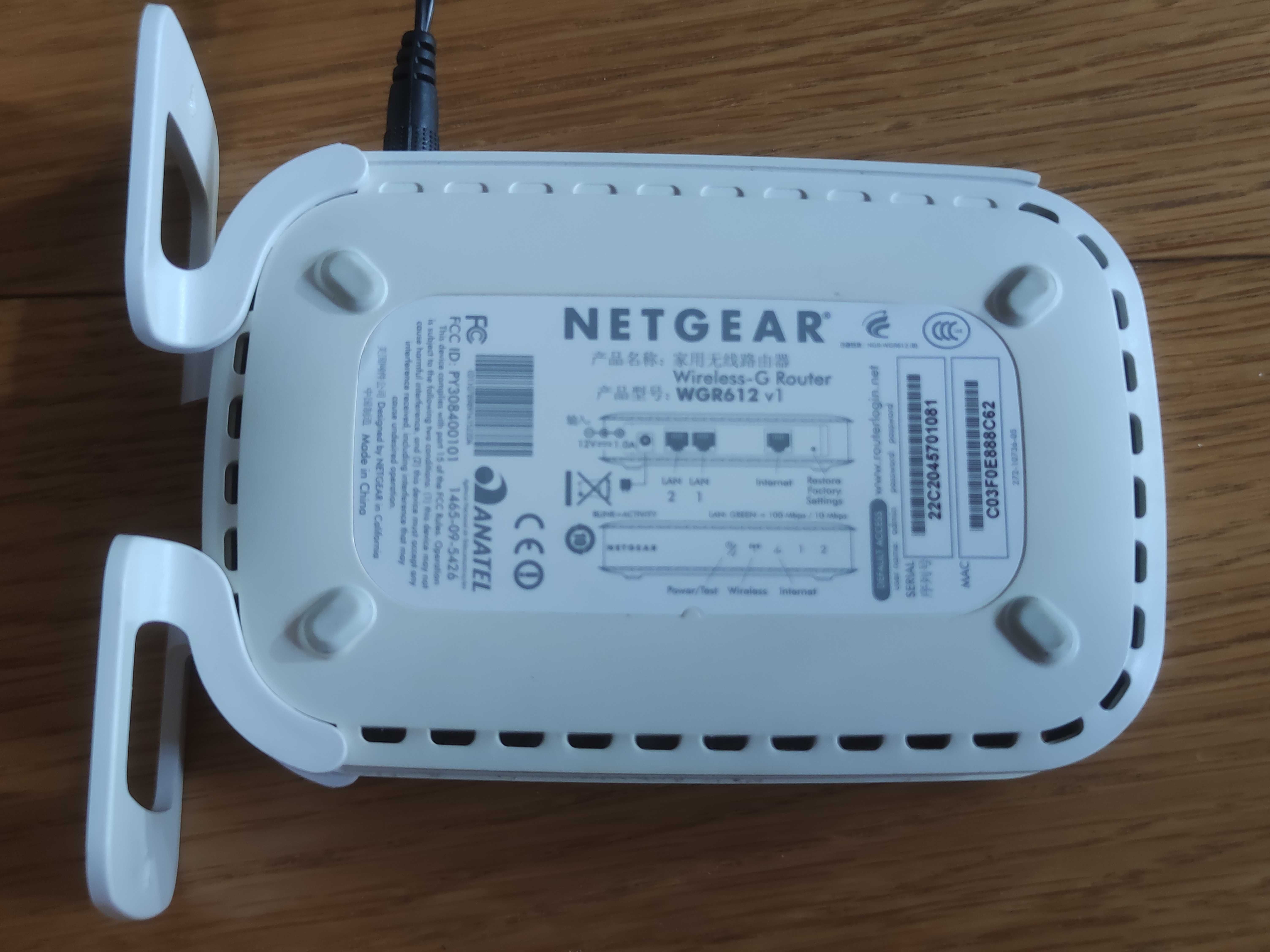 Router NetGear WGR612